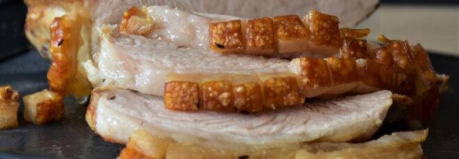 roasted pork slices
