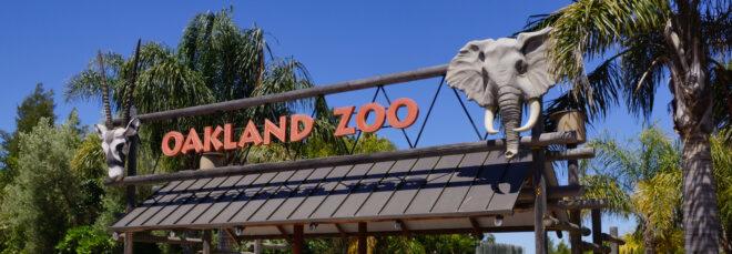 Oakland Zoo entrance