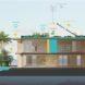 diagram of eco-friendly features of a floating home