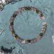 aerial rendering of floating structures arranged in a circle