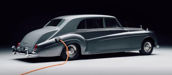 side view of electric Rolls-Royce Phantom