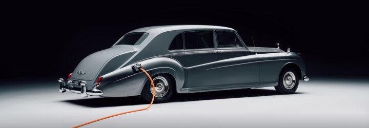 side view of electric Rolls-Royce Phantom
