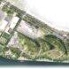 aerial rendering of waterfront park