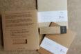 cardboard packaging for zero-waste school supplies