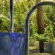 entrance to a rounded greenhouse