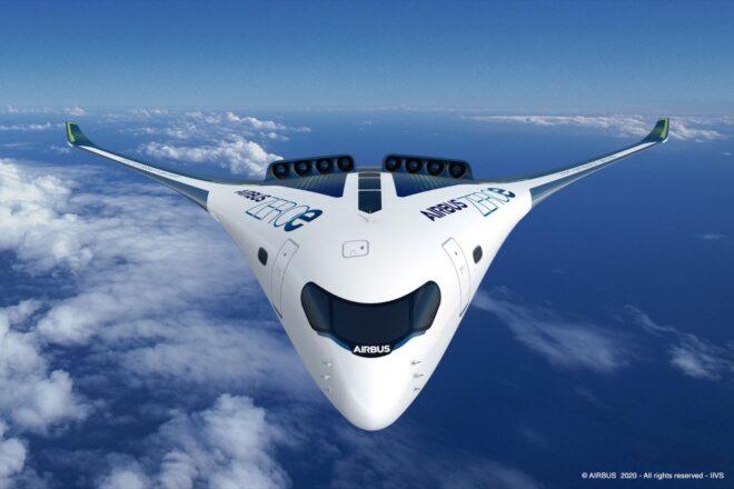 rendering of front of hydrogen plane