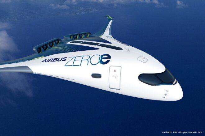 rendering of top of zero-emission plane