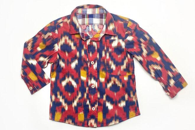 patterned kids' shirt
