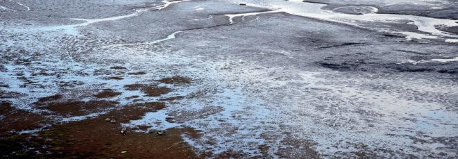 melting permafrost in the Arctic