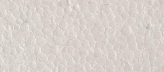 close-up of polystyrene