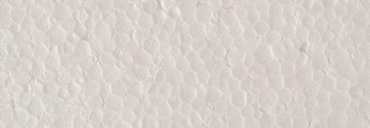 close-up of polystyrene