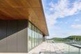 glass wall near large patio