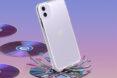 phone with clear case smashing a CD