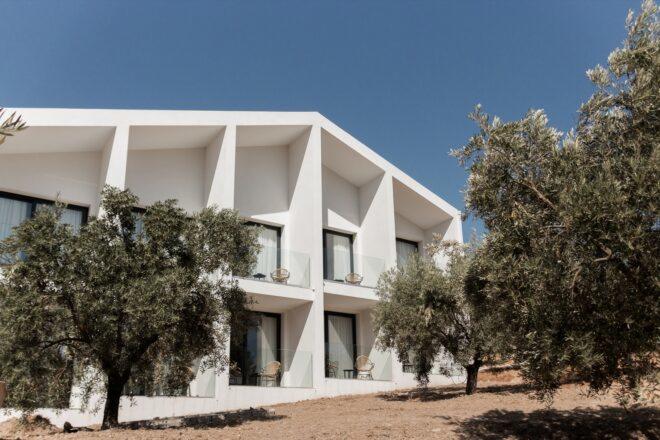large white Spanish farmhouse