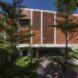 home with perforated brick facade