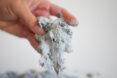 person holding paper pulp
