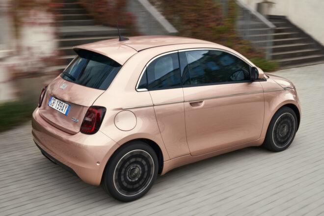 back of rose gold Fiat