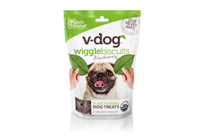 bag of V-dog plant-based dog treats