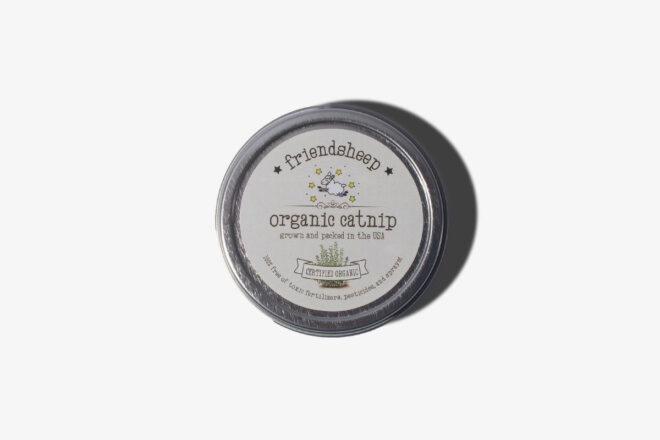 tin can of organic catnip