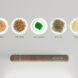 diagram of natural materials used to make biodegradable marker