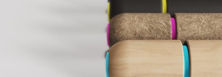 close-up of biodegradable markers