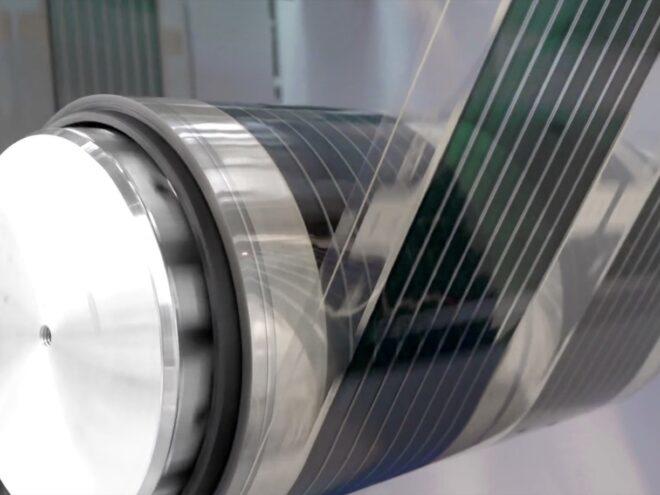 Flat printed photovoltaics.