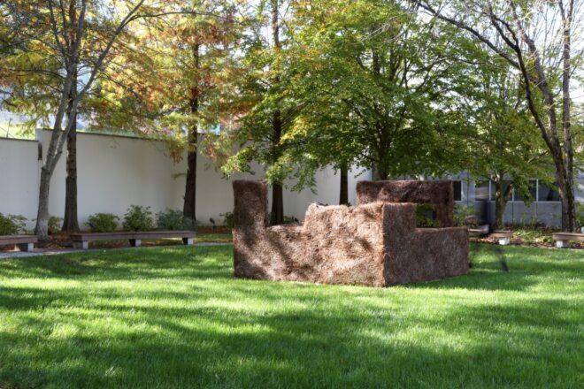 four walls made from plants
