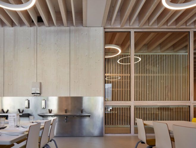 wood dining room