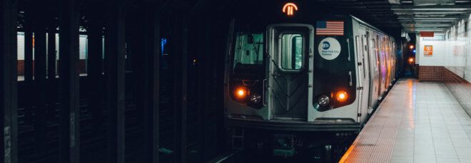 underground subway in New York City