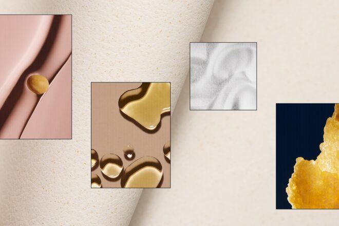 rendering of various liquid materials