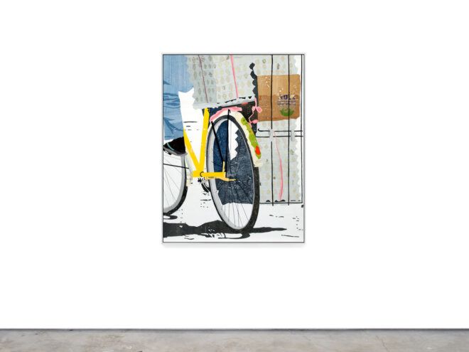 art depicting a bicycle