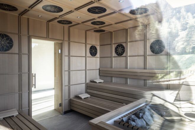 large sauna room
