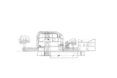 drawing of section view of large home