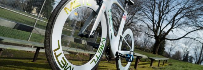 bike with airless alloy tires
