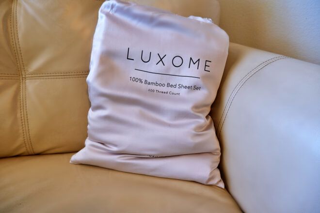Luxome bag of bamboo sheets