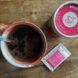 stirring cup of instant coffee and hot water