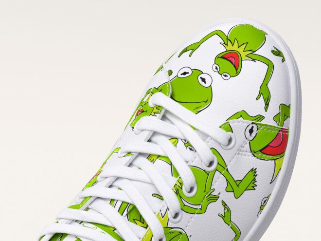 adidas with Kermit the frog design