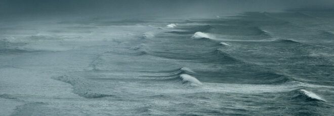 ocean waves during a storm