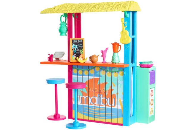 Barbie tiki bar playset