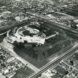 aerial black and white photo of Barnsdall Park in 1921