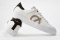 black and tan vegan sneakers