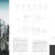 rendering of of skyscraper made from trees next to design diagram of trees shaped into a building