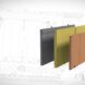 A rendering of the three layers of the hybrid sandwich wall.