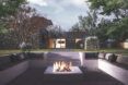 An outdoor firepit.