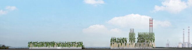 diagram of power plant transition from fossil fuels