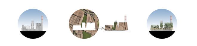 diagram of a power plant redesign