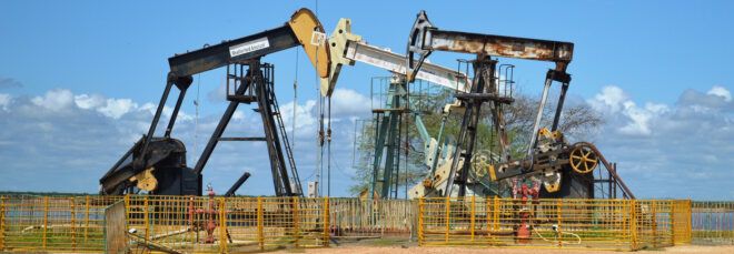 Oil field machinery.