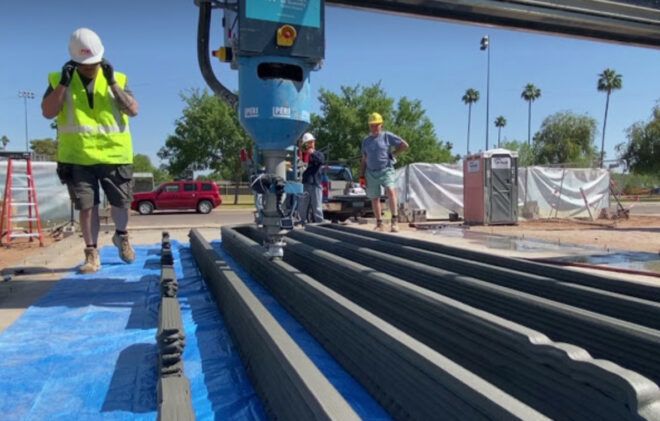 3D printer printing walls