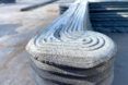 close-up of 3D-printed wall