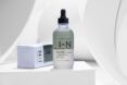 glass bottle of natural serum